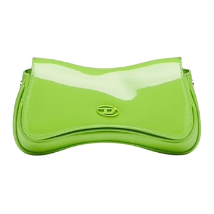 

Diesel Logo Synthetic Leather Handbag Small Women handbags Light-Green X10202P6255T7302 Basic Set (Bag+Dust Bag)