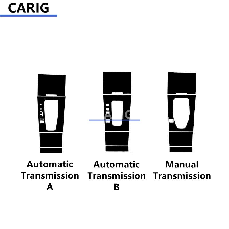 For CHANGAN CS75 18-21 Gear Panel Sticker Modified Carbon Fiber Interior Car Protective Film Accessories Modification