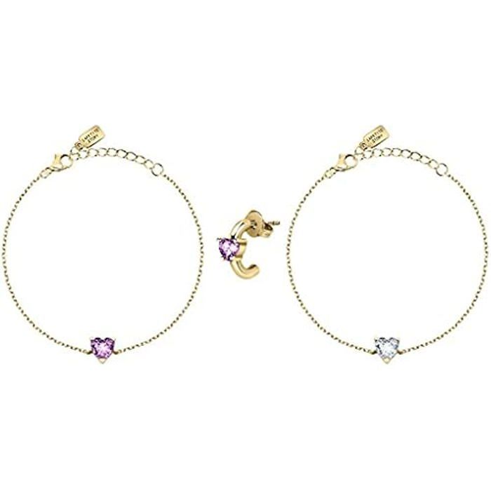 Bijou - LA PETITE STORY - LOVE Special pack Femme - Laiton - Cristaux