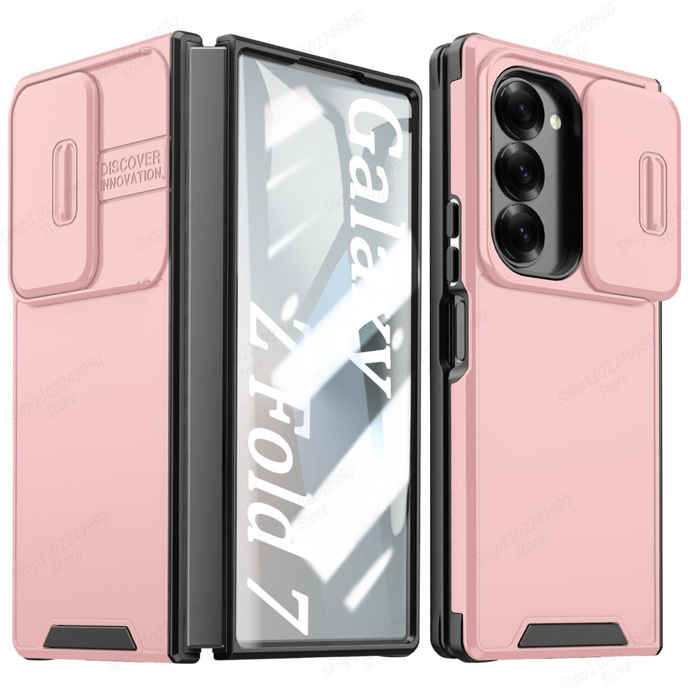 Heavy Duty Rugged Armor Phone Case For Samsung Z Fold 7 6 5 4 Funda For Samsung Z Flip 7 6 5 4 Slide Camera Protector Back Cover