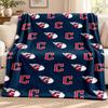 Cleveland Guardians Blanket Flannel Blanket Soft Cozy Plush Throw for Sofa Bed Lightweight Home Decoration Outdoor Camping