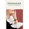 POEDAGAR Women Watches Fashion Green Square Leather Quartz Watch Top Brand Luxury Waterproof Ladies Wristwatch Girlfriend Gift