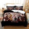 Bungou Stray Dogs S4 Beding Set Single Twin Ful Quen King-Sized Dimensionsd Dimensions Bed Linen Set Adult People Kid Bedrom Duvetcover Sets Anime Bed