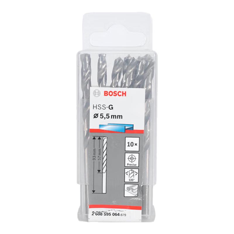 Bosch HSS-G Metal Twist Drill Bits CN Plug (adapter Included)