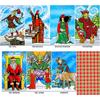 Winter Waite Tarot, 78-teiliges Tarot mit Bildern vor winterlichem Hintergrund, basierend auf dem Rider Tarot des RWS-Systems, 12 x 7 cm