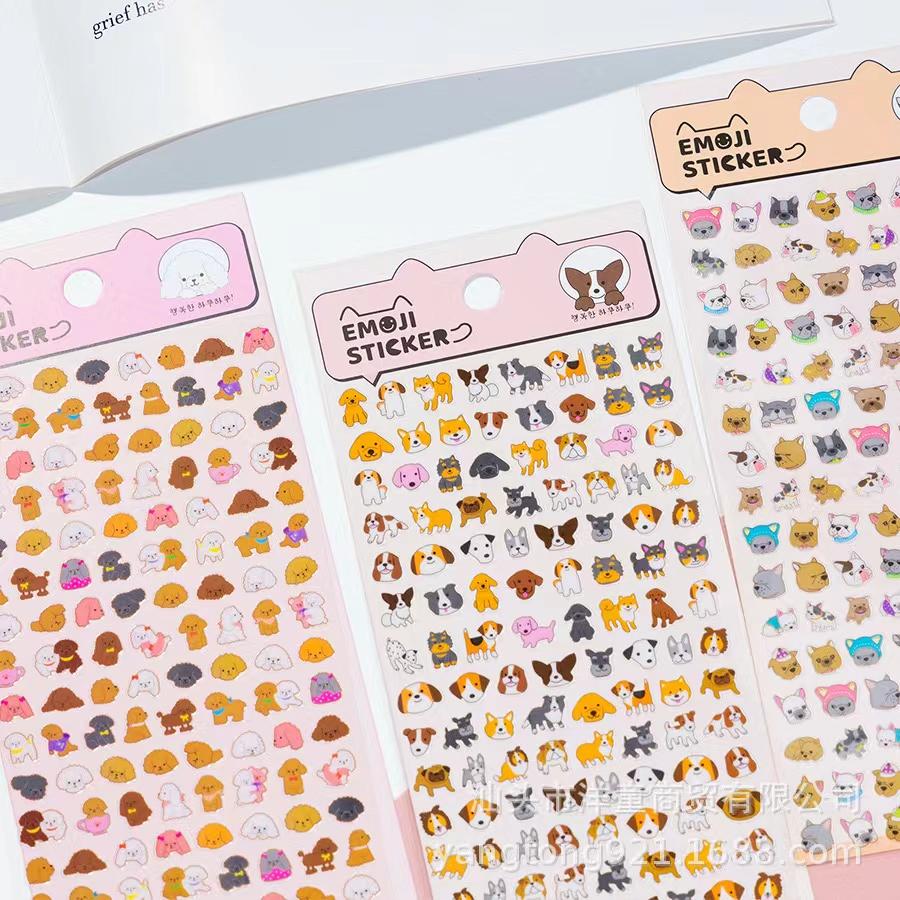 back to school Aesthetic Kawaii stationery school vintage stickers pack cat animals cute stickers for scrapbooking supplies