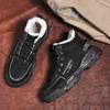 Men's Boots Winter Warm Plus Velvet High-top Joker Casual Cotton Boots Fashion Youth Soft-sole Non-slip Outdoor Snow Work Boots