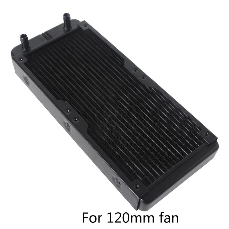 Water Cooling Computer Radiator 18 Pipe Aluminum Heat Exchanger Liquid Cooling Heat Sink for CPU PC Water Cool System