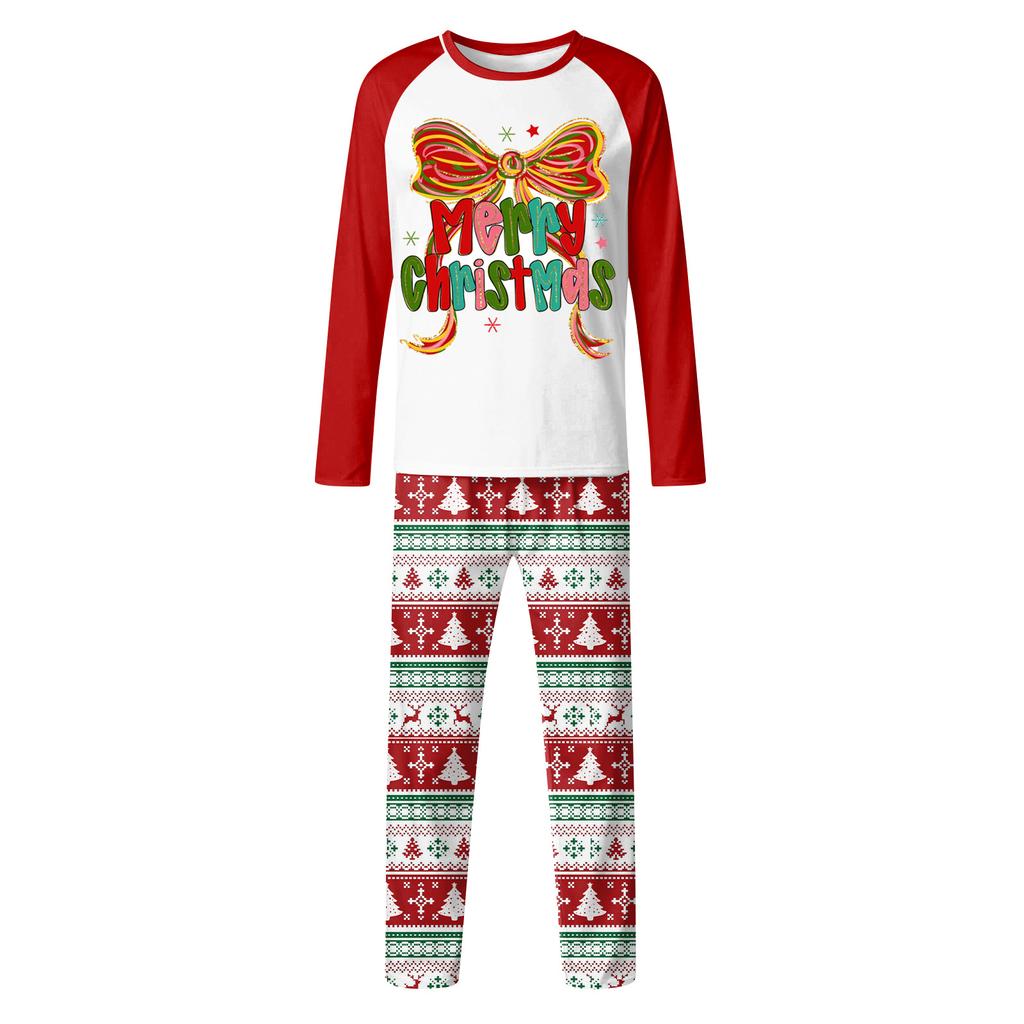 Family Matching Sets Pajamas, Loungewear Outfits,Family Matching Long Sleeve Tops+Pants Set
