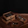 Walnussholz Mehr als Erhalten Eine Hülle Armbanduhren Kollektion Box Display Transparente Displayboxen, Uhrenboxen