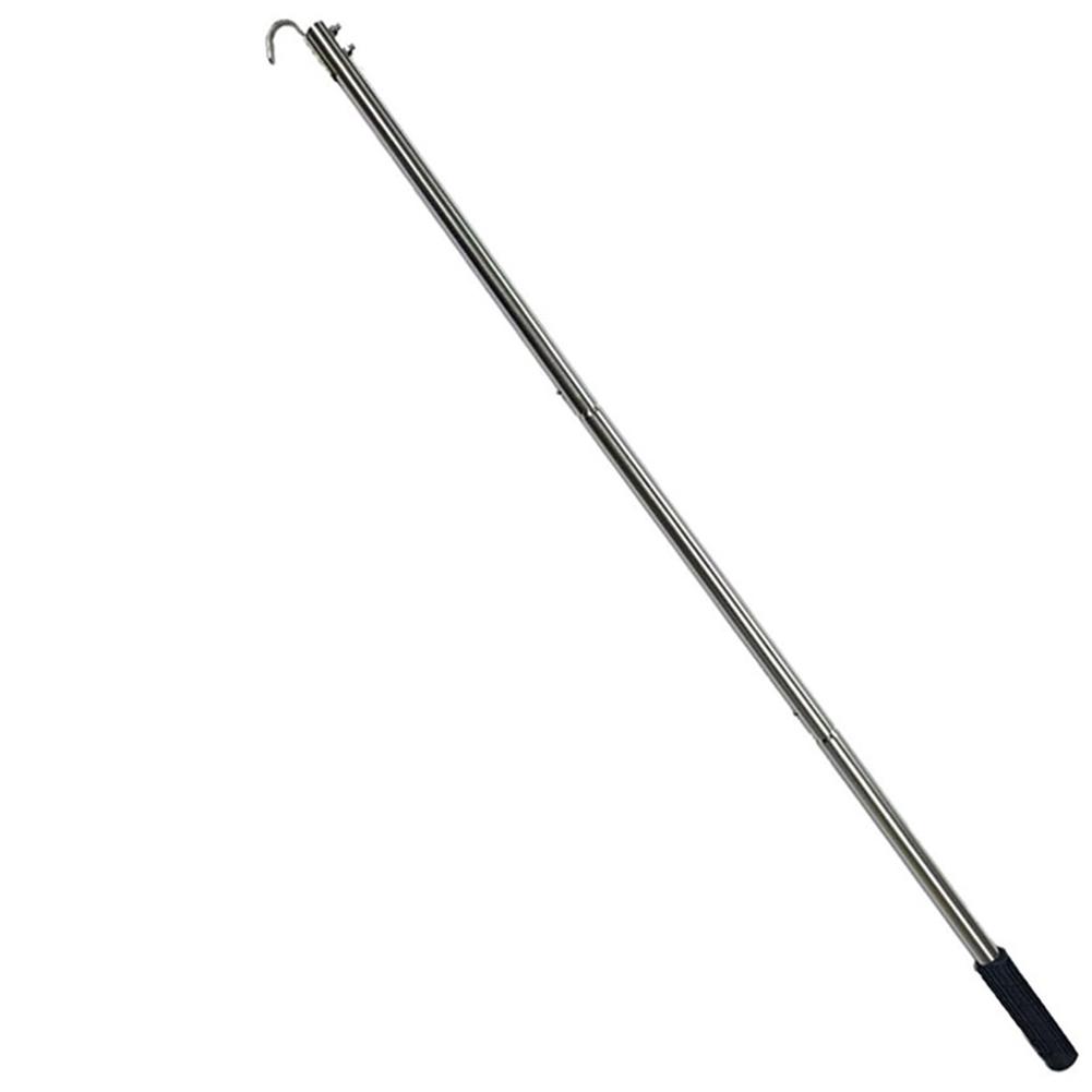 Loft Ladder Pull Hook Kit with Aluminum Spliced Rod and Stainless Steel Hook for Stable and Efficient Loft Use