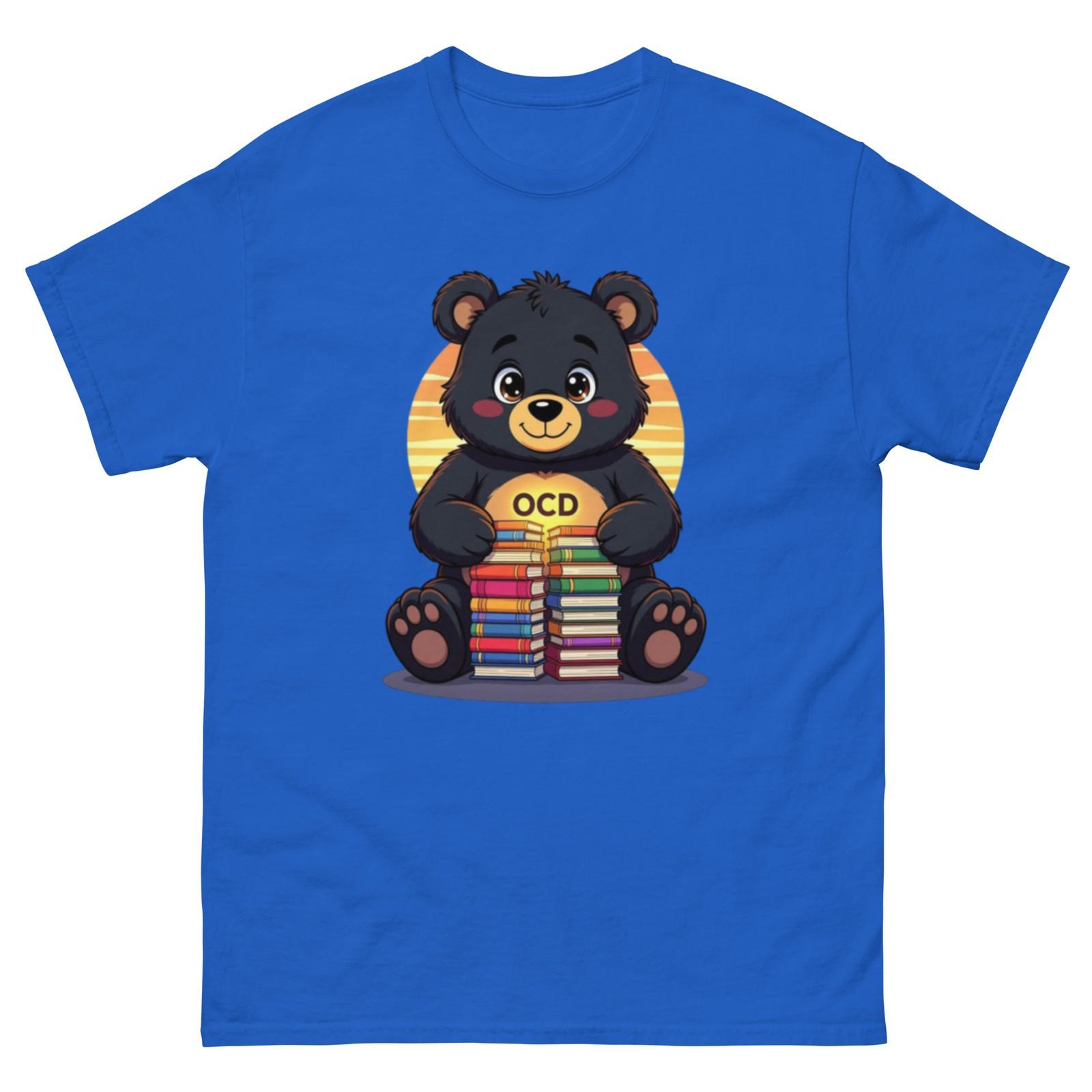 Unisex OCD Bear Tee, Funny Care Bear T-Shirt Mens Womens Tees Top, Custom Care Bear Inspired Tee XL
