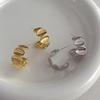 C Shaped Drop Earrings Gold/Silver Stud Earrings Fashion Women's Dangle Earrings  Engagement