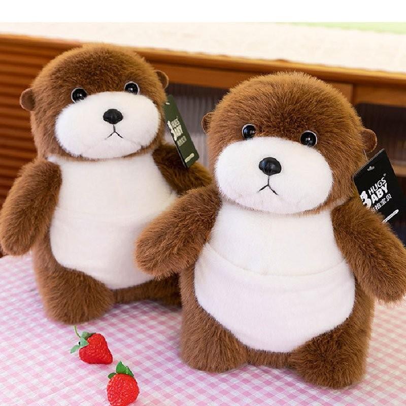 Otter Plush Cartoon Toy Dolls Room Decoration Ornaments Children Gift Festivals