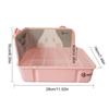 Corner Litter Pan Cage Potty Trainer Litter Box for Rabbit Plastic Material