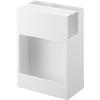 Yamazaki Cleaner Tool Organizer, White, Approx. W20 X D12 X H28cm, Tower Shape, Keeps Cleaning Tools Organized, Perfect for Storage, 5516