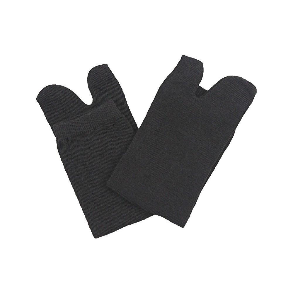 5Pairs Anti Slip Two Toed Cotton Socks Mid-calf Split Toe Sock Short Tube Socks Sports