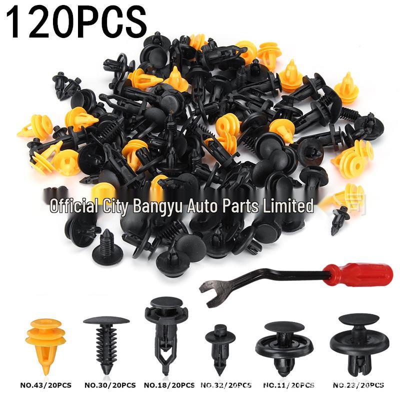 120PCS Snap Fasteners for Toyota Camry Corolla Reiz Bumper