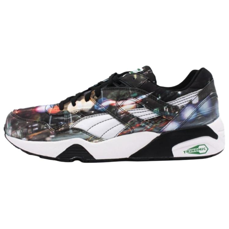 PUMA Trinomic Breathable Low top Casual Shoes Men s Black White 359932-01 44