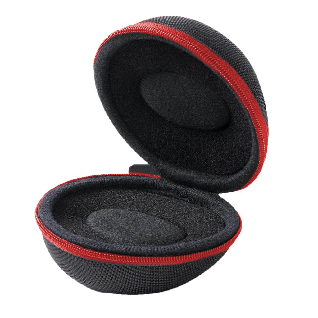 Portable Watch Travel Case Cushioned Round Portable Watch Holder for Travel Wristwatches Pouch Protector with Zipper