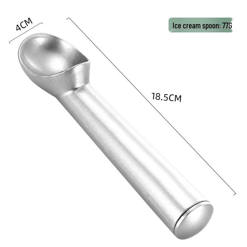 Aluminum Alloy Ice Cream and Fruit Ball Scooper серебряный