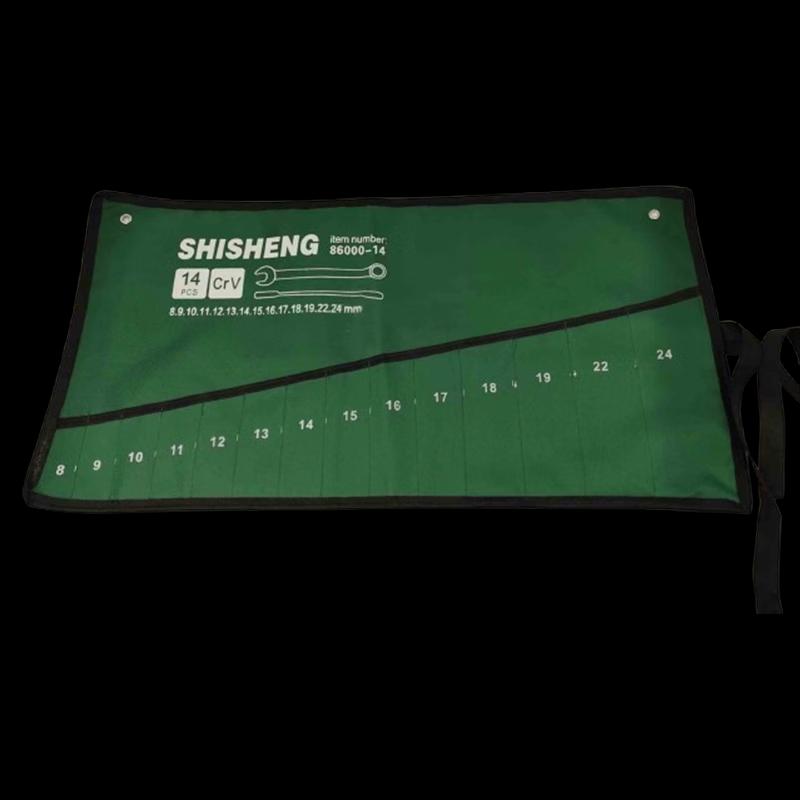 Lingxi 14-Piece Dual-Use Wrench Roll Bag