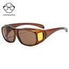 Unisex Night Vision Outdoor Sports Cycling Sunglasses with Yellow Lenses
