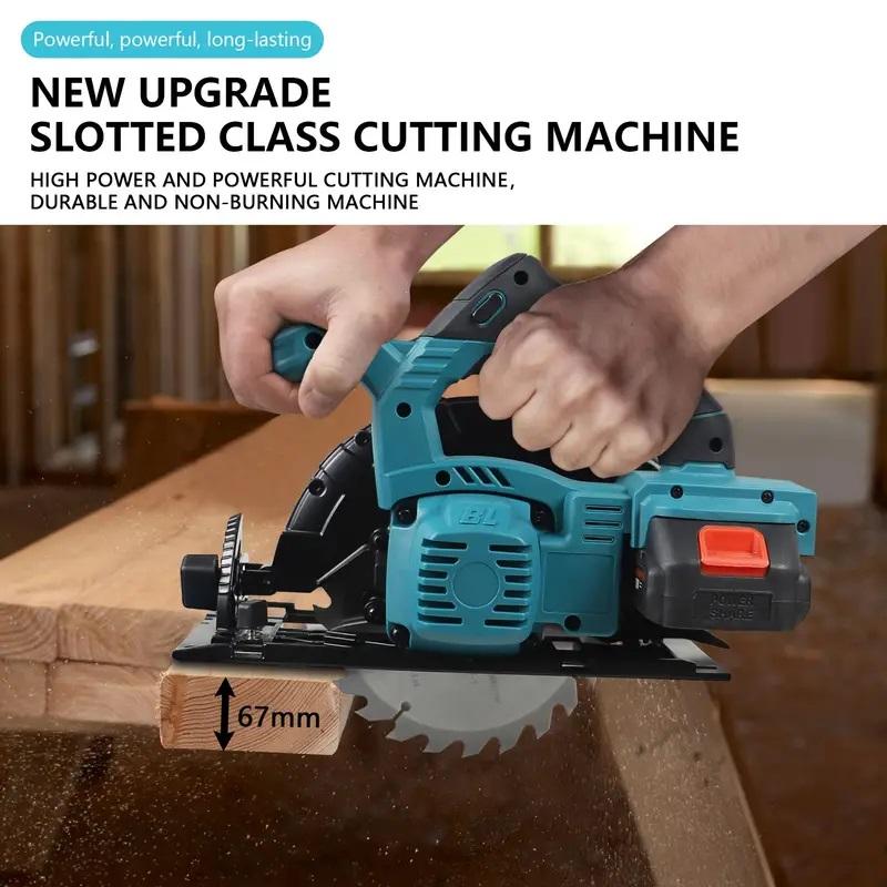 NEWONE 165 Cutting Circular Saw Brushless Tool with High Power and Fast Angle Adjustment, Suitable for Various Scenarios