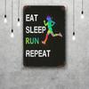 Sleep Decor Vintage Metal Signs Tin Signs Captain Poster Decor for Bar Pub Club Man Cave Wall Decoration