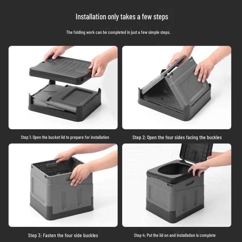 Portable Folding Outdoor Camping Toilet