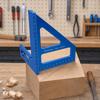 Multi Angle Measuring Triangle Ruler Aluminum Alloy Miter Triangle Ruler  For Woodworking