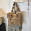 Neue gewebte Tasche aus Papierkordel, modische, vielseitige, hohle Tasche, lässige Strohtasche, Strandtasche, Schulter-Damentasche