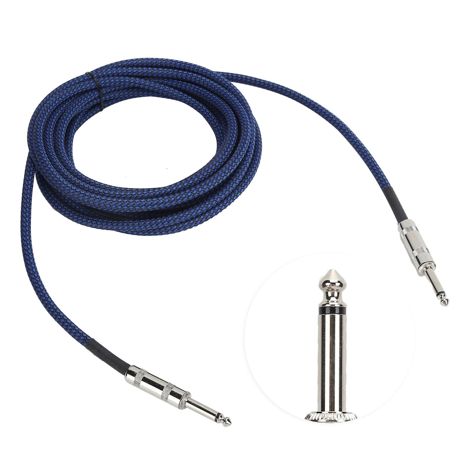 JORINDO 6,35 мм Гитарный кабель Низкий уровень шума Кабель для музыкального инструмента и усилителя 1/4 дюйма 6 м 19,7 фута Type 1