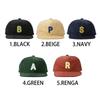 Basic Enchi Corduroy Short Corduroy Umpire Short Antibacterial and and RENGA Cap, Cap, Brim, Deodorizing, Men's Women's,