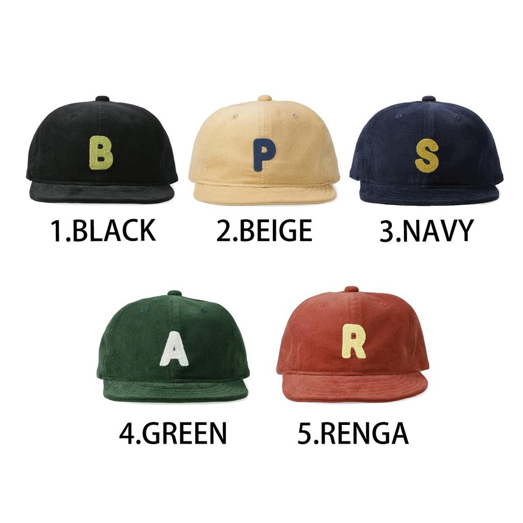Basic Enchi Corduroy Short Corduroy Umpire Short Antibacterial and and RENGA Cap, Cap, Brim, Deodorizing, Men's Women's,
