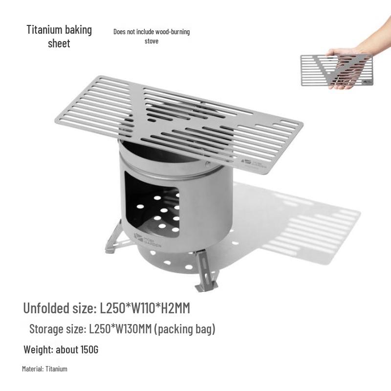 Mobigarden Portable Titanium Grill Plate