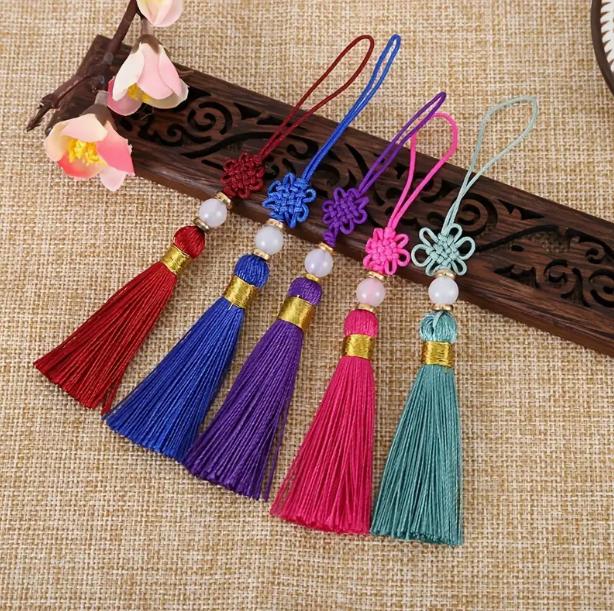 Chinese Knot Tassel Pendant With Lucky Beads, Chinese New Year Decoration, Pendant Ornaments For Spring Festival, Lunar New Year