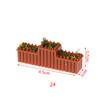 1:12 Puppenhaus Miniatur Blumen Garten Blumenbeet Blumentopf Topfpflanze Modell