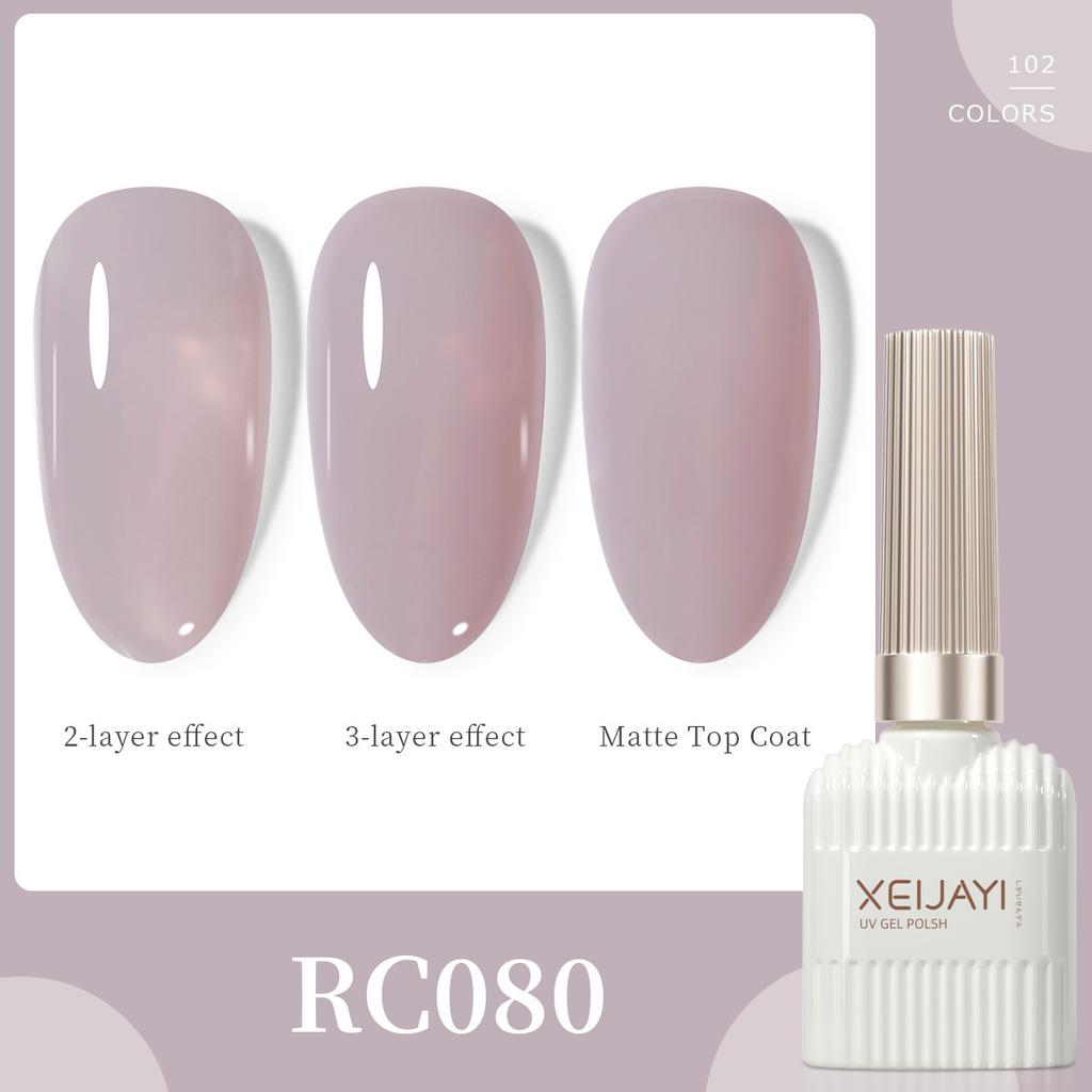New Trendy 102 Colors of Long-lasting Gel Nail Polish for Women, Suitable for Professional Nail Salons.