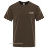 New T Shirt Unisexs Brand Tees Boys Male TShirt Tops Christian Jesus Fish High Quality Brand Unisex Tshirt