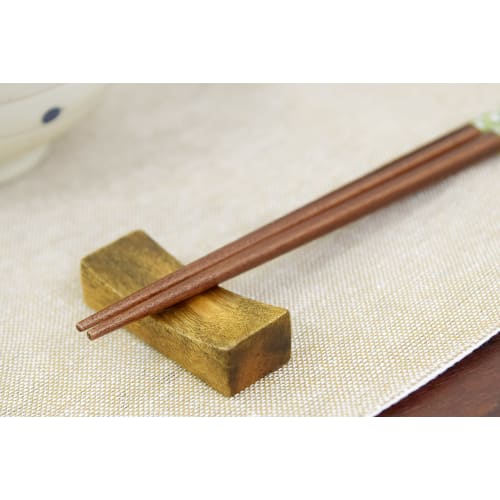Aoba Children's Chopsticks, Dishwasher Safe, Natural Wood, Period, Blue, 19.5cm
