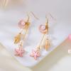 Exquisite Handmade Conch Starfish Pendant Earrings for Women Bohemia Colorful Shell Tassel Earrings  Party Jewelry Gifts