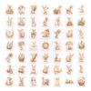 50 Watercolor Cute Rabbit Egg Resurrection Holiday Sticker Water Cup Luggage Waterproof Sticker