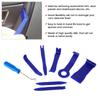 8pcs Car Interior Trim Disassembly Pry 6in Audio Navigation Removal Repair Tool KitBlue