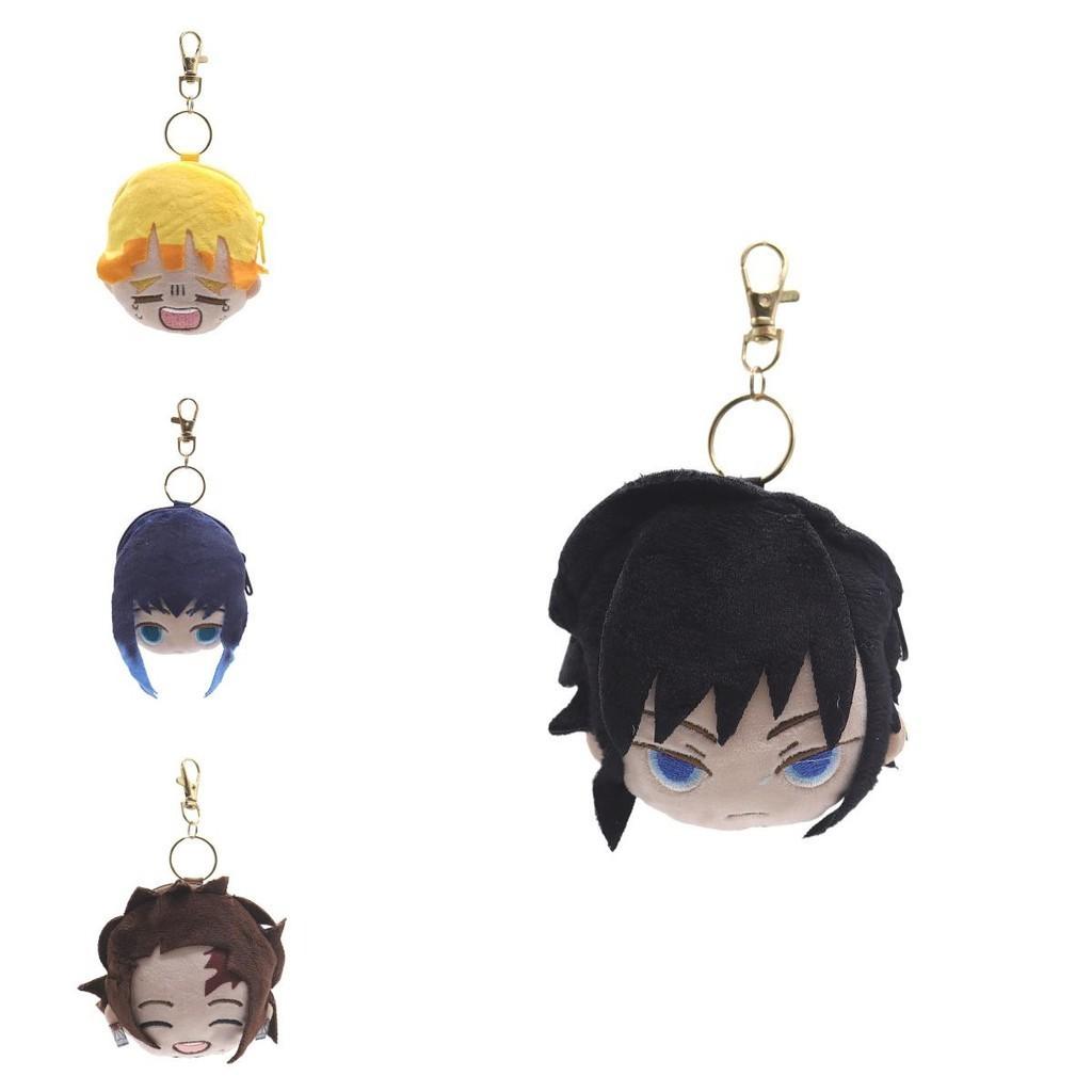 Ultraweicher Plüsch-Schlüsselanhänger mit PP-Baumwollfüllung, Tanjiro Zenitsu Giyu Kyojuro Anime-Design
