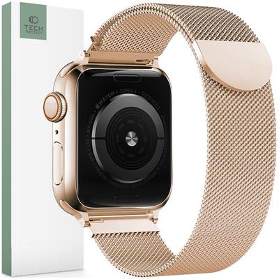 Tech-Protect Milaneseband Apple Watch 6 / 7 / 8 / 9 / 10 / Se (40 / 41 / 42 Mm) Gold