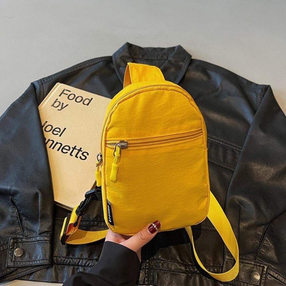 Multifunctional Crossbody Phone Pouch Nylon Sports Fanny Pack Lightweight Waist Bag  Outdoor