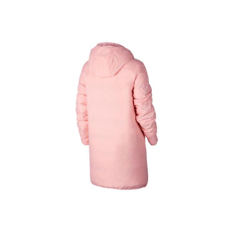 Nike Sportswear Windrunner Mid-Length Reversible Hooded Down Jacket Women Outerwear Red 939441-697