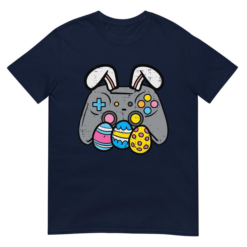 Easter Video Game Bunny Eggs Gaming Gamer Boys Unisex Teen Kids Tshirt S