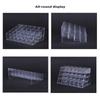 1Pcs 24Grids Clear Acrylic Lipstick Box Makeup Organizer Storage Box Make Up Brush Organizer Display Holder Cosmetic